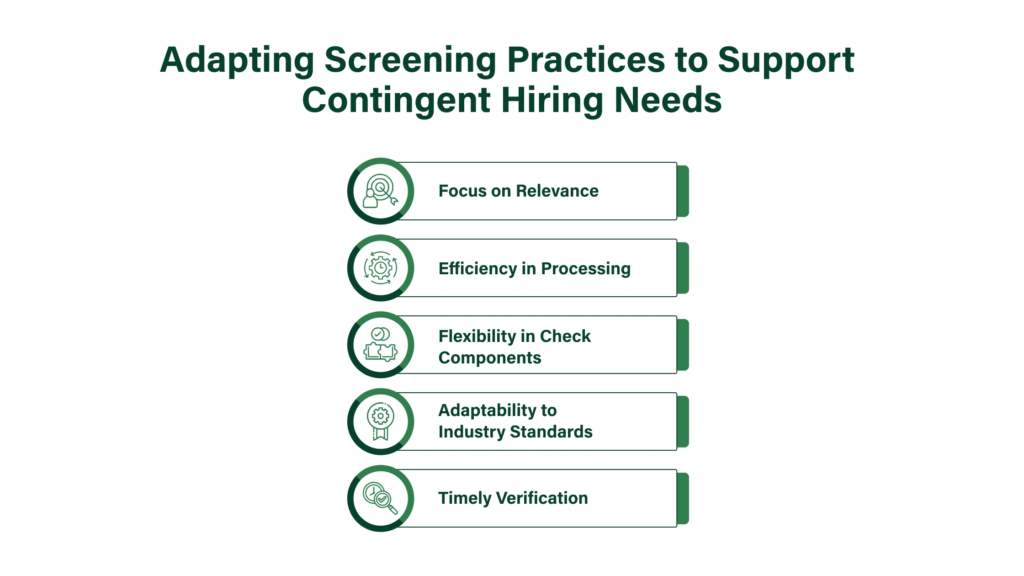 Adapting Screening Practices to Support Contingent Hiring Needs