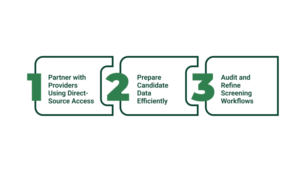 Strategies to Speed Up High-Volume County Checks